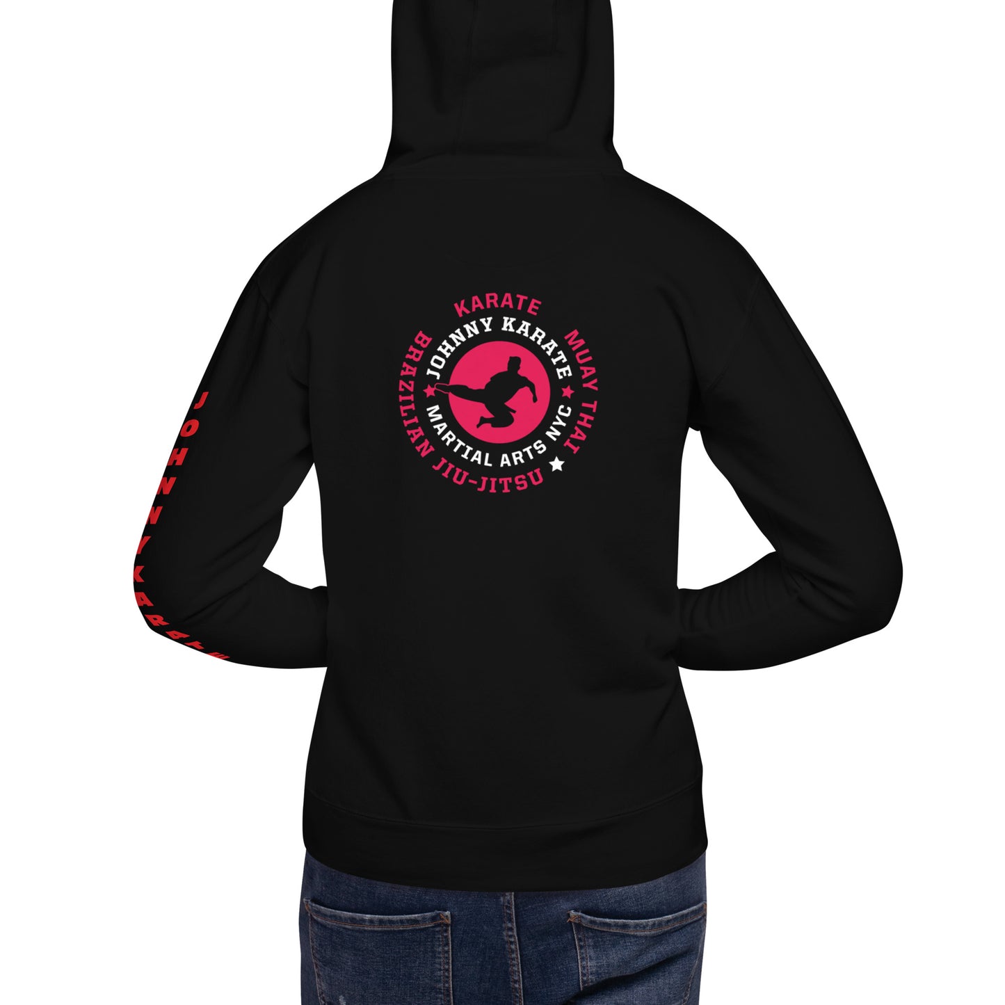 Johnny Karate adult Hoodie