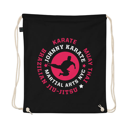 Johnny Karate drawstring bag