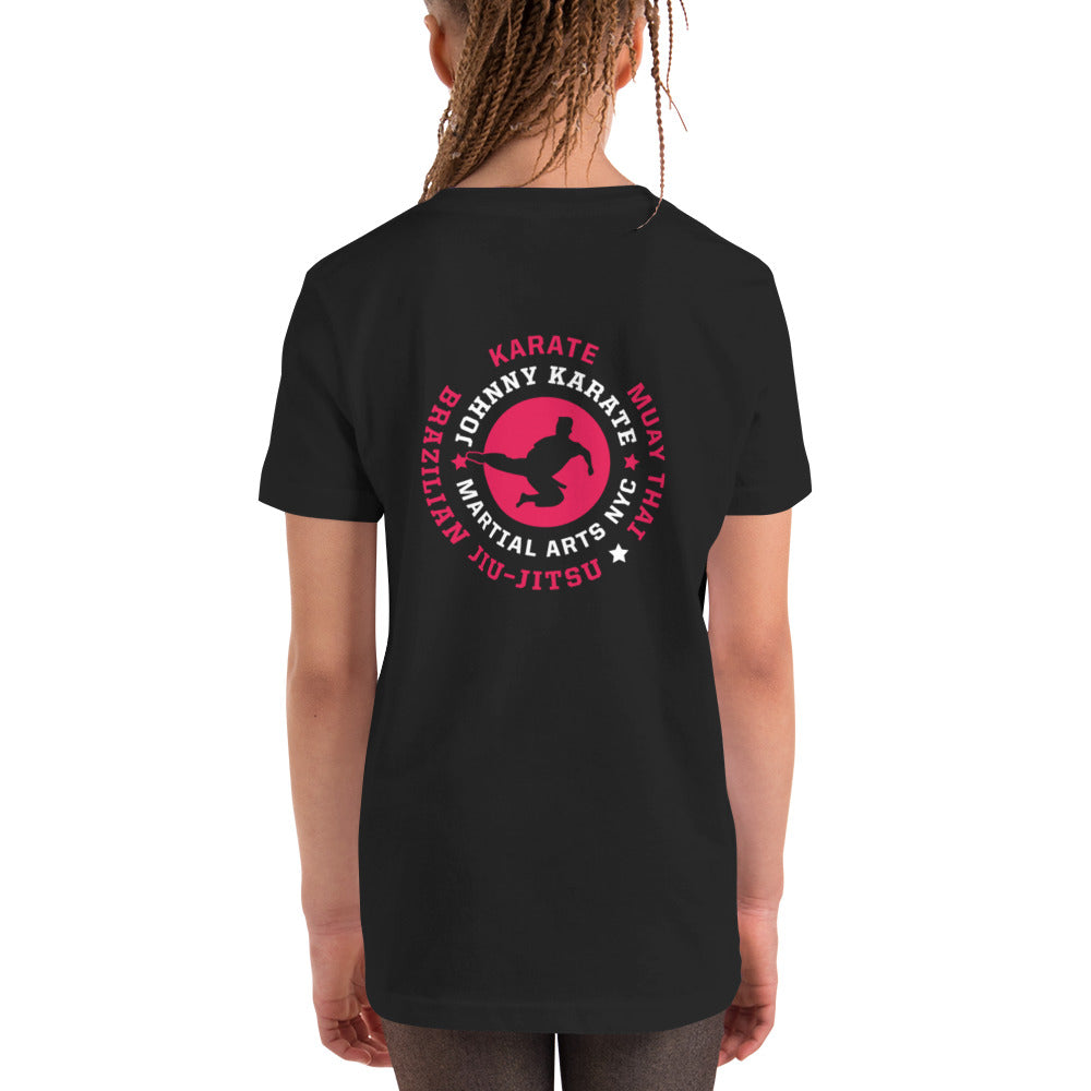 Youth Short Johnny Karate T-Shirt RED